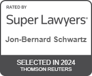 Rated By Super Lawyers | Jon-Bernard Schwartz | Selected in 2024 | Thomson Reuters