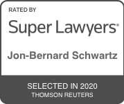 Rated By Super Lawyers | Jon-Bernard Schwartz | Selected in 2020 | Thomson Reuters