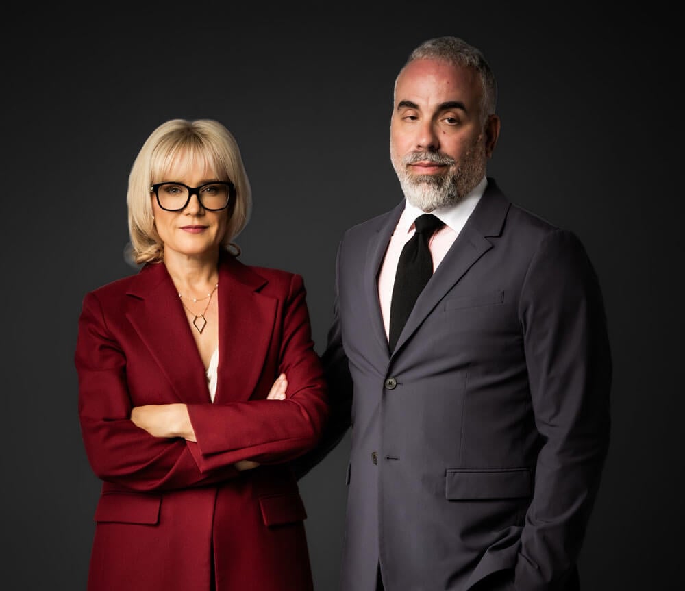 Attorneys Liz Branning and JB Schwartz