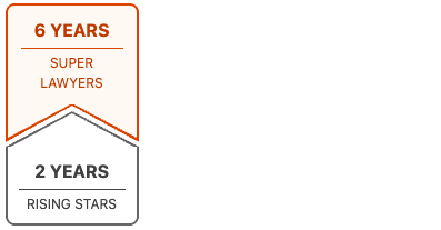 6 Years Super Lawyers 2020-2026 | 2 Years Rising Stars 2009, 2011
